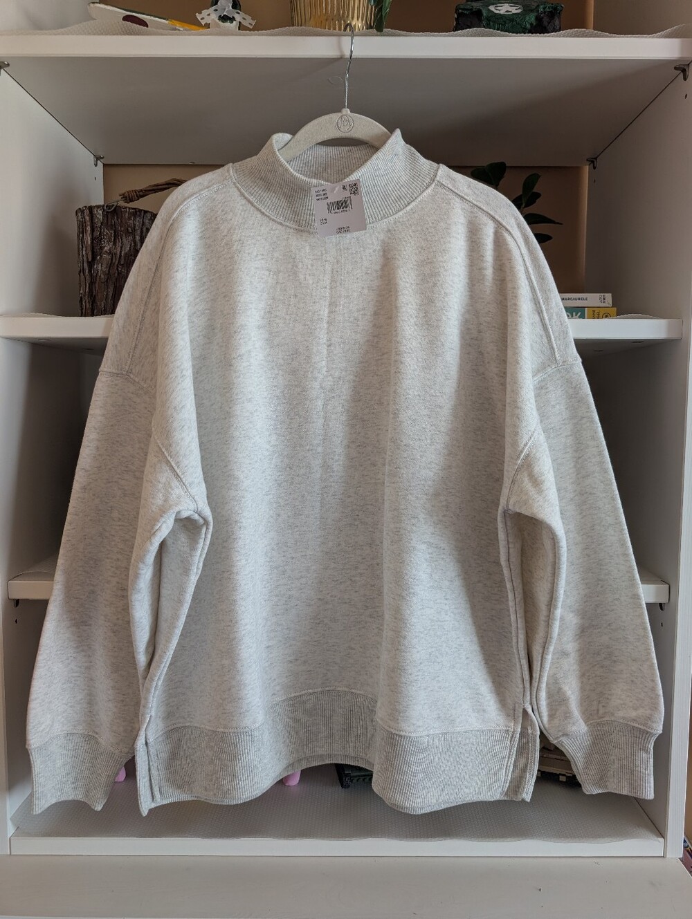 American Eagle AE Everyday Luxe Mock Neck Sweatshirt
